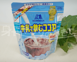 MORINAGA牛乳で飲むココア